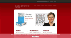 Desktop Screenshot of luisaetxenike.net